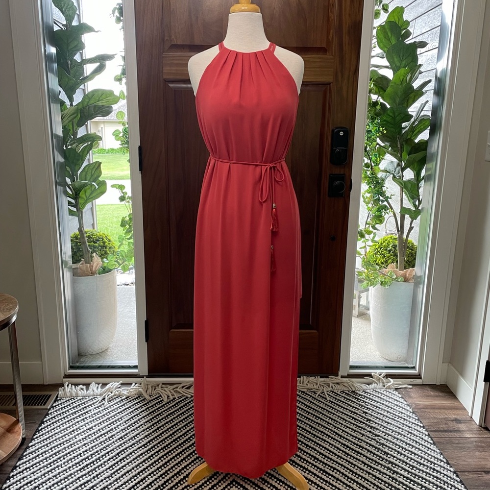 Whbm Maxi Dress Size 0 Rust Color - image 1